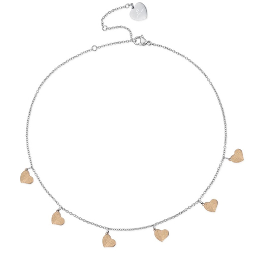 Collana-donna-Luca-Barra-con-Cuori-CK1433 Collana donna Luca Barra con Cuori CK1433