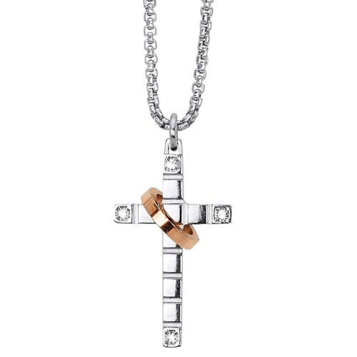 Collana-uomo-2Jewels-con-Croce-251431 Collana uomo 2Jewels con Croce 251431