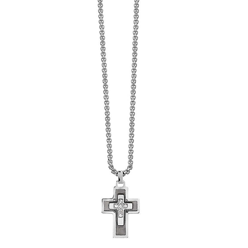 Collana-uomo-2Jewels-con-Croce-linea-Faith-251630 Collana uomo 2Jewels con Croce linea Faith 251630