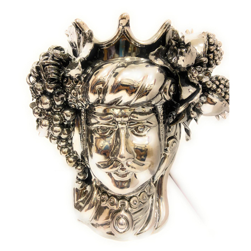 Coppia-di-Teste-di-Moro-in-Ceramica-Siciliana-Lucida-artigianale