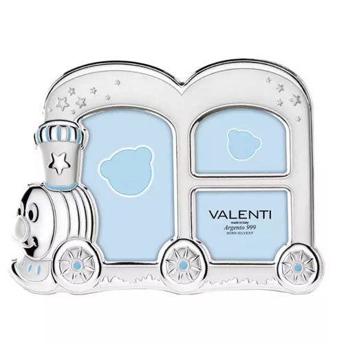 Cornice-bimbo-in-argento-laminato-Valenti-Trenino-71520-3LC Cornice bimbo in argento laminato Valenti Trenino 71520-3LC