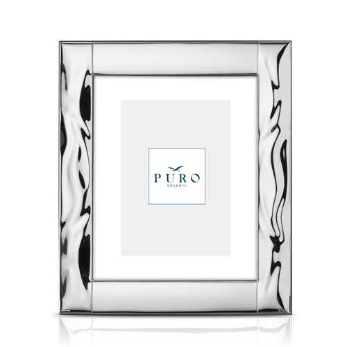 Cornice-in-argento-laminato-Puro-linea-Fenice-10x15-8204-10 Cornice in argento laminato Puro linea Fenice 10x15 8204/10