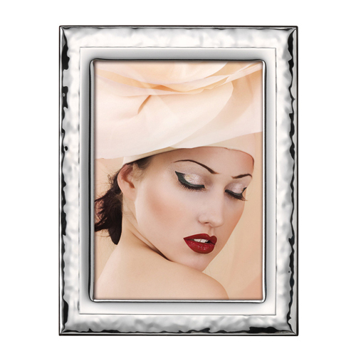 Cornice-in-argento-laminato-Valenti-effetto-martellato-9x13-51002-3L Cornice in argento laminato Valenti effetto martellato 9x13 51002 3L