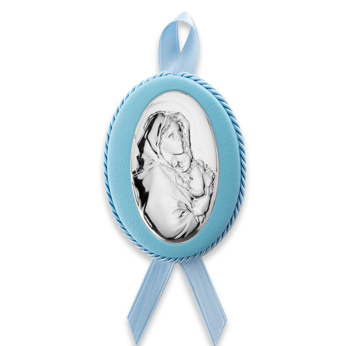 Medaglione-culla-bimbo-Puro-Madonna-con-bambino-8424-C Medaglione culla bimbo Puro Madonna con bambino 8424-C