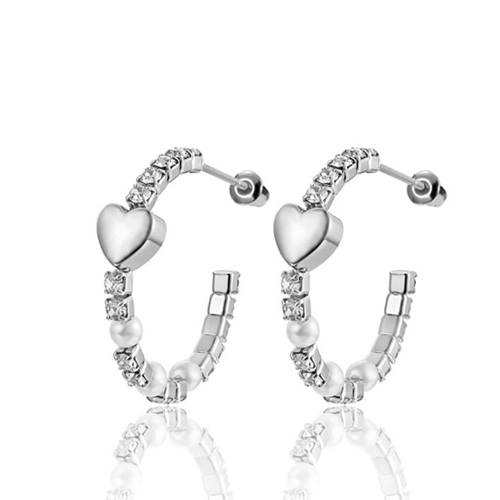 Orecchini-donna-Luca-Barra-con-Cuori-OK1037 Orecchini donna Luca Barra con Cuori OK1037