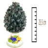 Pigna Verde Scuro in Ceramica Siciliana Artigianale
