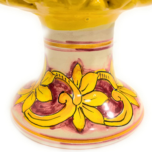 Pigna-gialla-in-Ceramica-Siciliana-Artigianale