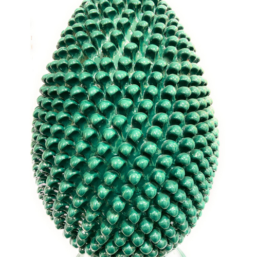 Pigna-verde-in-Ceramica-Siciliana-artigianale-1