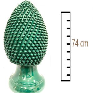 Pigna verde in Ceramica Siciliana artigianale