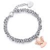 Bracciale donna Luca Barra con Angelo glitterato BK1912