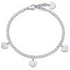 Bracciale donna Luca Barra con Cuori BK1967