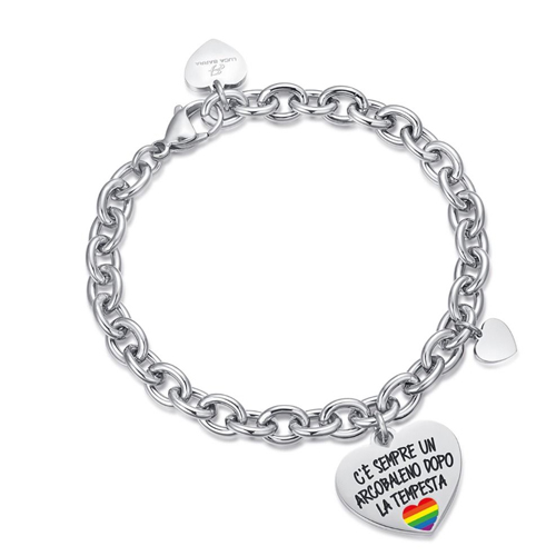 Bracciale-donna-Luca-Barra-con-ciondolo-inciso-BK1999 Bracciale donna Luca Barra con ciondolo inciso BK1999