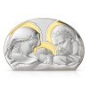 Capezzale in argento laminato Puro Sacra Famiglia 8413-5