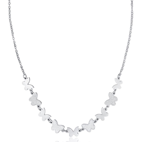 Collana-donna-Luca-Barra-con-Farfalle-CK1481 Collana donna Luca Barra con Farfalle CK1481