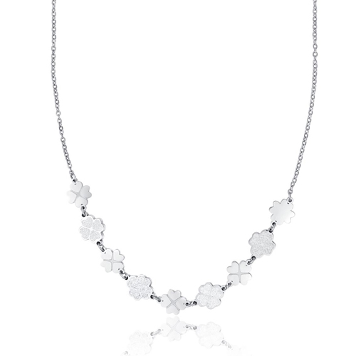Collana-donna-Luca-Barra-con-Quadrifogli-CK1483 Collana donna Luca Barra con Quadrifogli CK1483