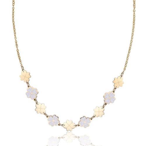 Collana-donna-Luca-Barra-con-Quadrifogli-CK1484 Collana donna Luca Barra con Quadrifogli CK1484
