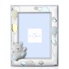 Cornice bimbo in argento laminato PURO 13×18 Orsetto 8551-13C