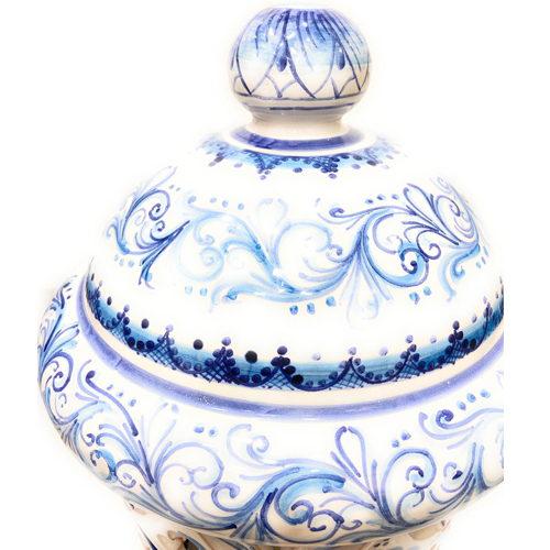 Lampada-Traforata-in-Ceramica-Siciliana-Artigianaleá