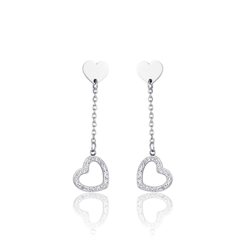 Orecchini-pendenti-donna-Luca-Barra-con-Cuore-OK1068 Orecchini pendenti donna Luca Barra con Cuore OK1068