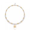 Bracciale donna elasticizzato bicolore Joma Jewellery con Stella 3573