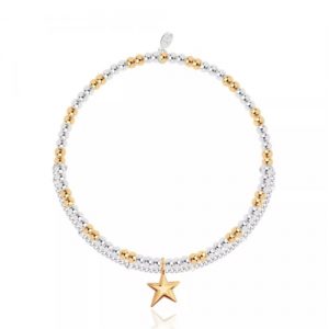 Bracciale donna elasticizzato bicolore Joma Jewellery con Stella 3573
