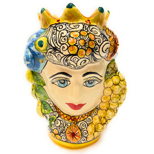 Coppia-di-Teste-di-Moro-in-Ceramica-Siciliana-artigianale