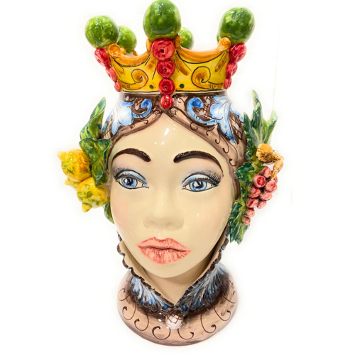 Coppia-di-Teste-di-Moro-in-Ceramica-Siciliana-artigianale
