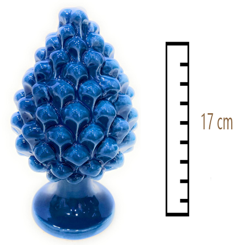 Pigna-Blu-in-Ceramica-Siciliana-artigianaleá Pigna Blu in Ceramica Siciliana artigianale