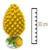Pigna Gialla con Limoni in Ceramica Siciliana Artigianale