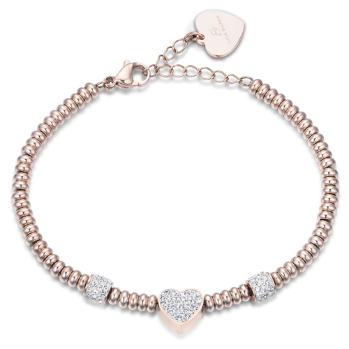 Bracciale-donna-Luca-Barra-con-Cuori-BK1979 Bracciale donna Luca Barra con Cuori BK1979