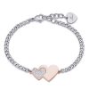 Bracciale donna Luca Barra con Cuori BK2019