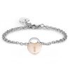 Bracciale donna S’agapo’ Cuore e Lucchetto SLM12