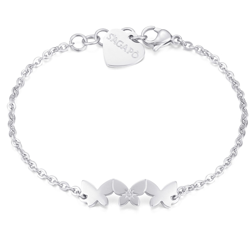 Bracciale-donna-S'agapo'-con-Farfalle-SRI14 Bracciale donna S’agapo’ con Farfalle SRI14