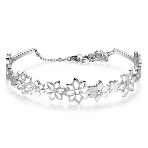 Bracciale-donna-S'agapo'-con-Fiori-linea-Doily-SOY12 Bracciale donna S’agapo’ con Fiori linea Doily SOY12