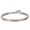 Bracciale uomo Luca Barra IP GOLD BA1230