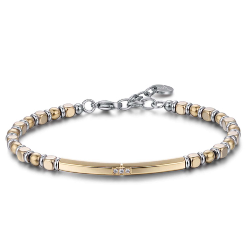 Bracciale-uomo-Luca-Barra-IP-GOLD-BA1230 Bracciale uomo Luca Barra IP GOLD BA1230