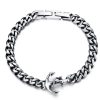 Bracciale uomo Luca Barra con Ancora BA1206