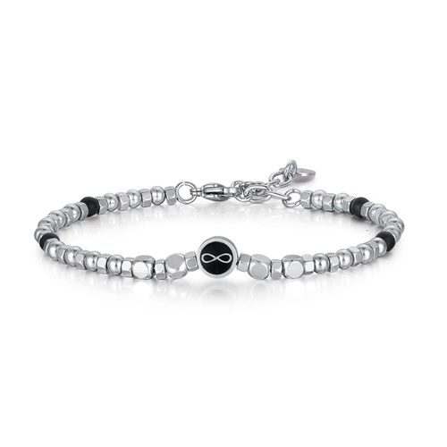 Bracciale-uomo-Luca-Barra-con-Infinito-BA1138 Bracciale uomo Luca Barra con Infinito BA1138
