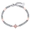 Bracciale uomo Luca Barra con Rosa Dei Venti BA1215