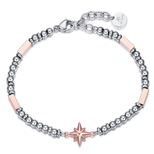 Bracciale-uomo-Luca-Barra-con-Rosa-Dei-Venti-BA1215 Bracciale uomo Luca Barra con Rosa Dei Venti BA1215