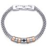 Bracciale uomo Luca Barra con Rosa dei Venti BA1205