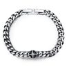 Bracciale uomo Luca Barra con Rosa dei Venti BA1207