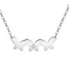 Collana donna S’agapo’ con Farfalle linea Trio SRI08
