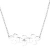 Collana donna S’agapo’ con Quadrifogli linea Trio SRI09