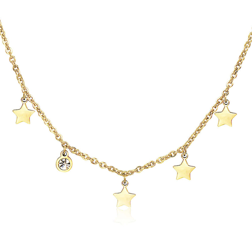 Collana-donna-S'agapo'-con-Stelle-linea-Luce-SCE05 Collana donna S’agapo’ con Stelle linea Luce SCE05