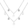Collana donna a due fili S’agapo’ con Stelle linea Luce SCE03