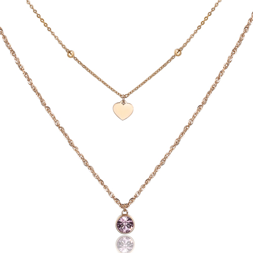 Collana-donna-a-due-fili-S'agapo'-linea-Aurora-SAR05 Collana donna a due fili S’agapo’ linea Aurora SAR05