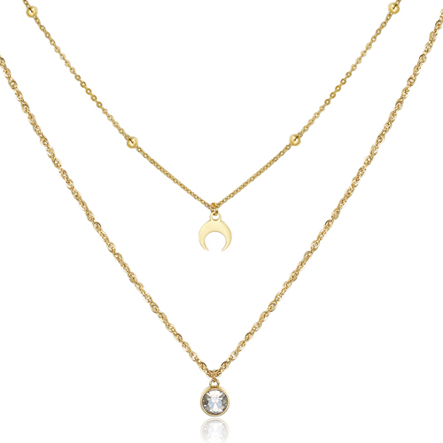 Collana-donna-a-due-fili-S'agapo'-linea-Aurora-SAR08 Collana donna a due fili S’agapo’ linea Aurora SAR08