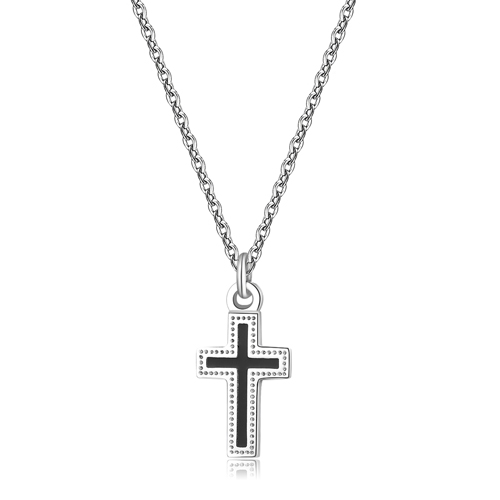 Collana-uomo-S'agapo'-con-Croce-linea-Charisma-SHS01 Collana uomo S’agapo’ con Croce linea Charisma SHS01