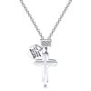 Collana uomo S’agapo’ con Croce linea Lifecord SLF03